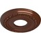 Ekena Millwork Jackson Ceiling Medallion (Fits Canopies up to 7 3/8"), 12 1/4"OD x 4"ID x 1 1/8"P, Copper Penny CM12JACPS - alternate 3